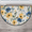 Multicolour 2, variant on CURLYOOT Floral Dragonfly Abstract Half Round Door Mat 40'' x 63'', Indoor Outdoor Entrance Rug, Semi Circular Area Rug, Non Slip Washable Absorbent Doormat, Laundry Room Rug