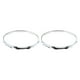thumbnail image 4 of 2 Piezas de Tambor de Hierro de Aro para Instrumentos Musicales de Accesorios para Instrumentos de Percusión 14 pulgadas de 8 agujeros CUTICAT Borde de anillo de aro de caja, 4 of 8