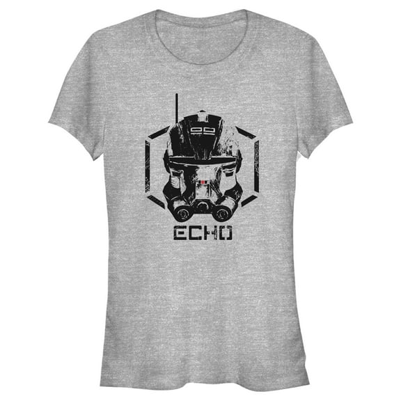 Junior's Star Wars: The Bad Batch Echo Graphic Tee Athletic Heather Small