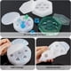 thumbnail image 4 of Juego de 2 moldes para dados con 7 moldes de silicona y bandeja de almacenamiento. Moldes de silicona para dados, moldes de resina para dados. Juego de dados con bordes., 4 of 6