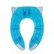 thumbnail image 2 of Asiento de inodoro para niños- Asiento de inodoro para ir al baño, plegable o desplegado, portátil, Travel Potty Tapas para asiento de baño (Ojos pequeños azules), 2 of 4