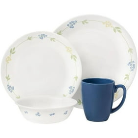 Corelle Livingware Garden Lace Dinnerware Set 16 Piece Walmart Com