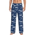 thumbnail image 2 of Lsque Ornamental Fish Print Men's Pajama Pants, Lounge Pant - Comfortable Home Wear,Elastic Waistband, Stylish Design-Medium, 2 of 9