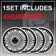 thumbnail image 3 of Wheel Fully Wrap Rim, 4 Pcs 16in Wheel Hub Cap Silver Color High Strength  for CR-V, 3 of 7