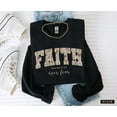 thumbnail image 3 of Faith Over Fear Sweatshirt – Isaiah 41:10 Floral Bible Verse Christian Crewneck, Inspirational Jesus Sweater for Women, Faith Gift & Religious Apparel, 3 of 7