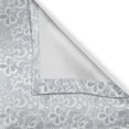 thumbnail image 6 of Ambesonne Dusty Blue Valance & Curtain, Floral Ornamental Motif, 55"x45", Ceil Blue White, 6 of 7