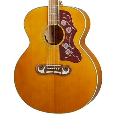 Epiphone Inspired by Gibson J-200 Acoustic-Electric Guitar (Aged Antique Natural Gloss)