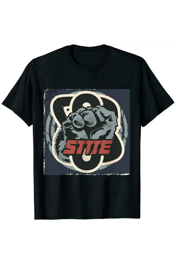Sonoma State Seawolves Ghost Tee T-Shirt Black