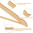 thumbnail image 3 of Basics Wood Suit Clothes Hangers, 30-Pack, Natural, 3 of 6