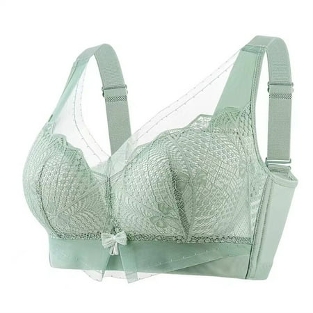 LLYWEY Running Sports Bras for Women on Sale Everyday Bras Ladies Training Bra Style-1110 Women s Plus Multiway Bra Feature Adult Female T-Shirt Sports Bras Green 36B
