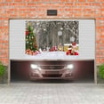 thumbnail image 7 of Kezqiaxn Outdoor Christmas Decorations, 200x150cm Christmas Garage Door Cover, Merry Christmas Backdrops for Photography Rustic Barn Snowflakes Christmas Garage Banner Hanging Cloth, 7 of 7