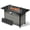 Gray-43 Inch, variant on Yardi Yarda 28-Inch Fire Table, 50000 BTU Gas Firepit with Volcanic Stone, Fire Table for Outdoor, Black