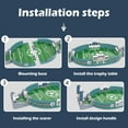 thumbnail image 3 of Mini Football Games Portable Football Table Board Games with 2 Mini Football Fun Interactive Soccer Game Toy Reusable Competitive Soccer Toys for Kids Adults Family Party, 3 of 8