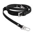 thumbnail image 2 of Correa de cuero para bolso, correa para bolso, correa para bolso de hombro, longitud ajustable para maletín Negro, 2 of 9