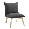 thumbnail image 1 of Linon Fauteuil Rembourré en Bois Carol Gris, 1 of 4
