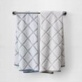 thumbnail image 2 of Better Homes & Gardens Diamond Drop Hand Towel, Soft Silver, 2 of 2