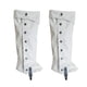 thumbnail image 4 of Cubrebotas estilo medieval Cubrebotas gótico punk Cubrebotas pirata Cubrezapatos Estándar blanco, 4 of 9