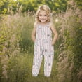 thumbnail image 5 of Easter Toddler Kids Printing Jumpsuit Playsuit Strap Romper Summer Outfits Clothes for Boys Girls, 5 of 6