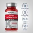 thumbnail image 3 of Vitamin K2 MK-7 | 100 mcg | 120 Softgels | Non-GMO, Gluten Free Supplement | By Piping Rock, 3 of 6