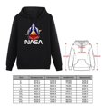 thumbnail image 2 of Mens NASA Hoodie, Unisex 3D Print Graphic Pullover Hooded, Casual Cotton Hoodies with Pocket, Long Sleeve Sweatshirt, 2 of 6