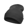 thumbnail image 1 of Top Headwear Solid Color Kids Long Beanie - Charcoal, 1 of 2