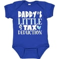 thumbnail image 3 of Inktastic Daddy's Little Tax Deduction Blue Hearts Boys or Girls Baby Bodysuit, 3 of 5