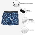 thumbnail image 4 of Disketp Blue Bus Men's Boxer Briefs,Soft and Breathable Cotton Underwear with ComfortFlex Waistband, 4 of 7