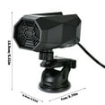 thumbnail image 3 of Qnjujn Car Heater 12V, 150W Suction Cup Mount Defrosting Defogging Heater, Fast Heating Vehicle Heater for Car Windshield Window Use Portable Car Heater with Cigarette Lighter Socket, 3 of 9