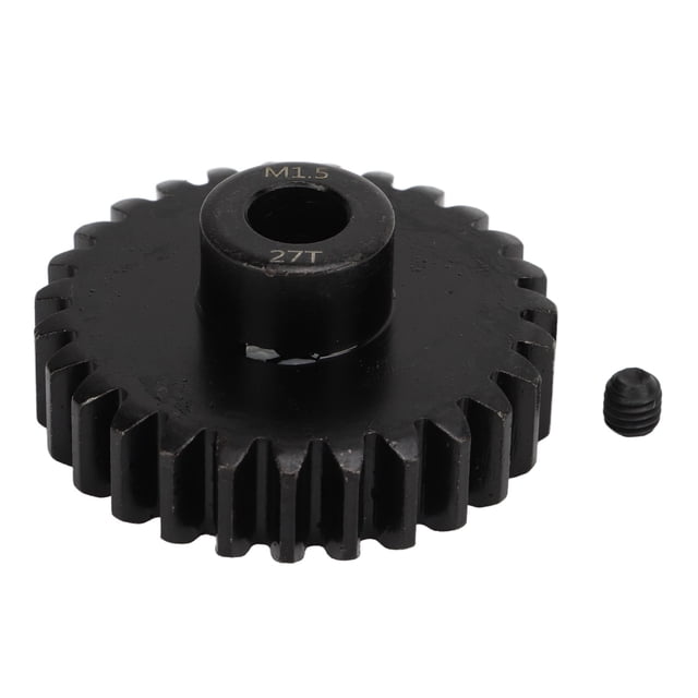 Engranaje de coche RC a escala 1:5 con tornillo prisionero M5, repuesto de engranaje de motor de coche de control remoto, orificio interior M1.5 de 8 mm, 27 dientes