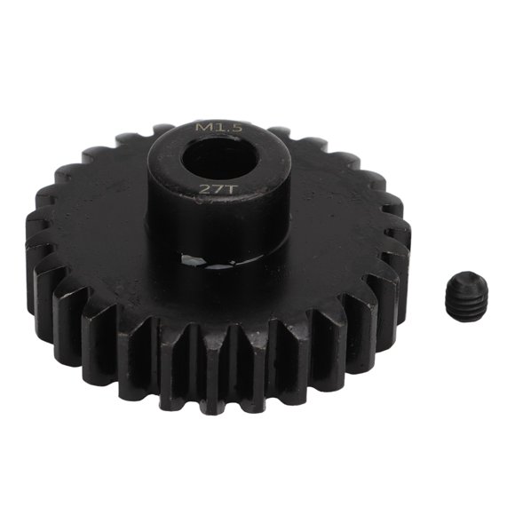 Engranaje de coche RC a escala 1:5 con tornillo prisionero M5, repuesto de engranaje de motor de coche de control remoto, orificio interior M1.5 de 8 mm, 27 dientes