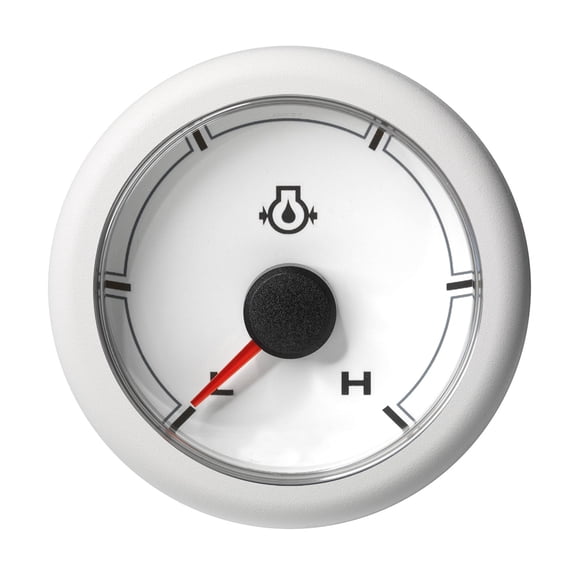 Medidor de presión de aceite de motor Veratron 52MM (2-1/16") OceanLink - Bajo/Alto (150 PSI) - Esfera blanca y bisel