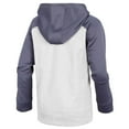 thumbnail image 2 of adidas Boy's Athletic Pullover Hoodie M-10/12, Grey Burgandy, 2 of 2