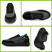 OrthoComfoot Mens Plantar Fasciitis Shoes, Achilles Tendonitis Shoes for Men, Arch Support Fashion Sneaker with Lace Up Design, Ergonomic Shoes for Heel and Foot Pain Relief