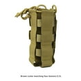 thumbnail image 2 of Yuarrent Bolsa de botella de agua de viaje de 2,5 l, funda ajustable con cordón para botella, escalada, senderismo, Camping, bolsas de agua, Escalada Marrón 2.5L, 2 of 6