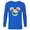 Navy, variant on Disney Mickey Mouse & Pals Beach Vacation Summer Vibes- Long Sleeve T-Shirt for Men - Customized-White