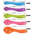 thumbnail image 4 of Juego de Cucharas Medidoras YONGSHENG de Plástico 5 Piezas con Escala, 4 of 5