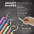 thumbnail image 2 of BAZIC Dustless Assorted Color Chalk (24/Box) [2406], 2 of 7