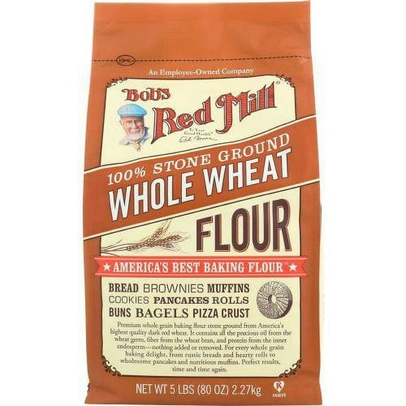 (Price/case)Bob's Red Mill Natural Foods 1555C054 Bob's Red Mill Whole Wheat Flour