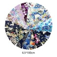 thumbnail image 3 of Abbraccia 20 Pcs Japanese Jelly Cotton Fabric Patchwork Roll, 2.56Inch Roll Up Cotton Fabric Quilting Strips, Jelly Fabric Patchwork Craft Cotton Fabric for Quilters and Sewing DIY Crafts, 3 of 7