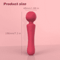 thumbnail image 6 of Powerful wand massager, body massage wand with 12 frequency strong vibration mode, personal massage wand, waterproof USB rechargeable, suitable for women, 6 of 8