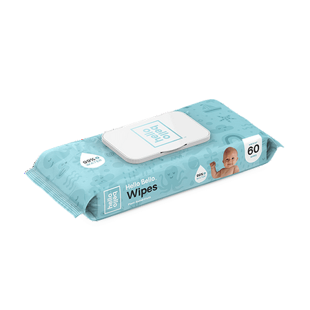 Photo 1 of Hello Bello Goodbye Messy Aloe Baby Wipes, 1 Flip-Top Pack (60 Total Wipes)