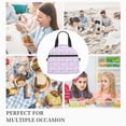 thumbnail image 3 of DouZhe Lunch Bags for Women and Men, 90s Memphis Style Prints Reusable Portable Insulated Cooler Waterproof Lunch Tote Bag for Travel Work Picnic, 3 of 7