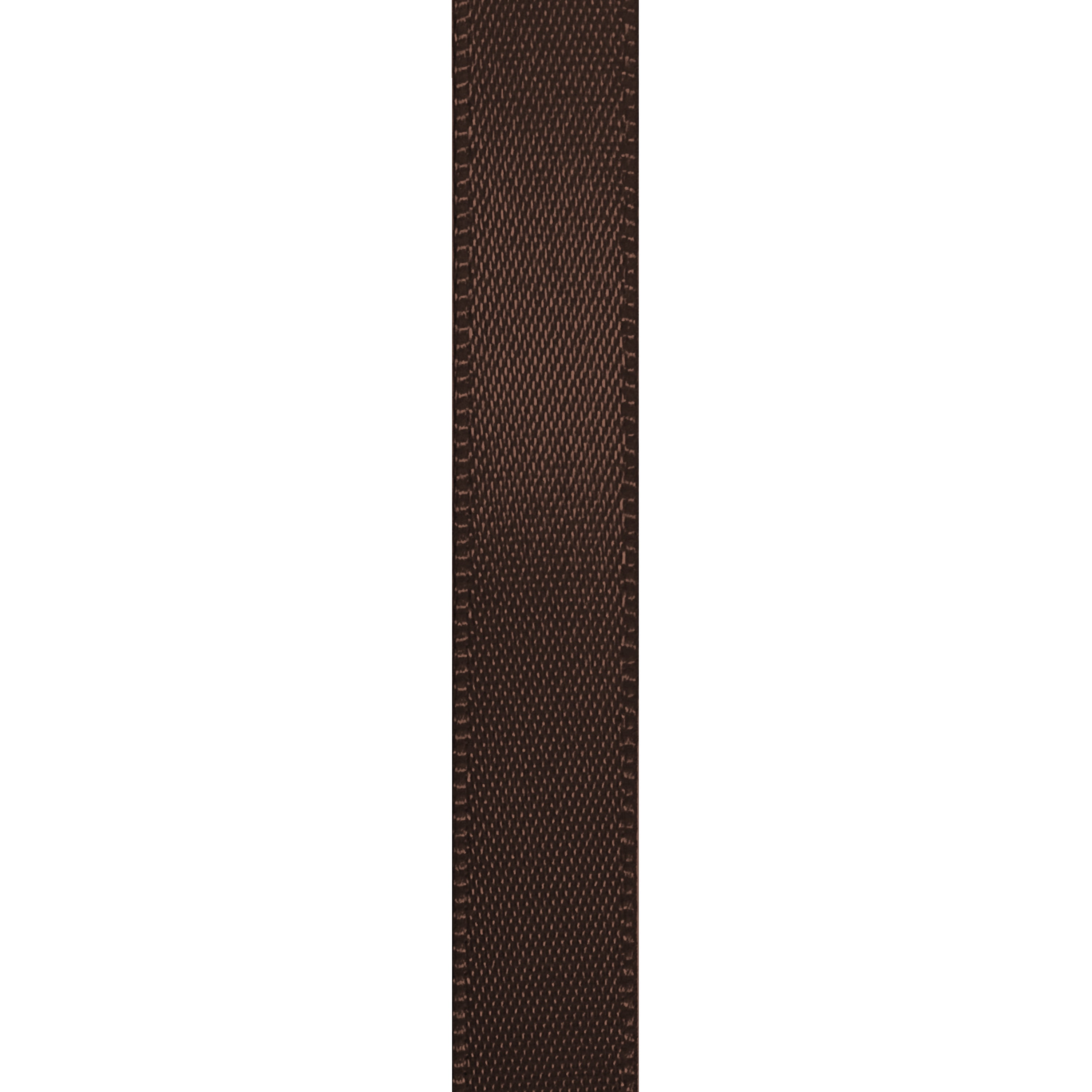 Brown Single Face Satin Ribbon, 3/8" x 100 Yards by Gwen Studios