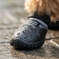 thumbnail image 4 of Dog Shoes Dip Coating Waterproof Durable Shoe Covers and Socks for Pet Comfort in Outdoor Scenarios, Black Size M, 4 of 6