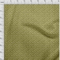 thumbnail image 4 of oneOone Georgette Viscose Olive Green Fabric Floral Quilting Supplies Print Sewing Fabric By The Yard 42 Inch Wide, 4 of 4