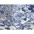 thumbnail image 3 of Ambesonne Watercolor Quilted Bedspread Set 3 Pcs, Vibrant Blue Flowers, King Size, Violet Blue White, 3 of 5