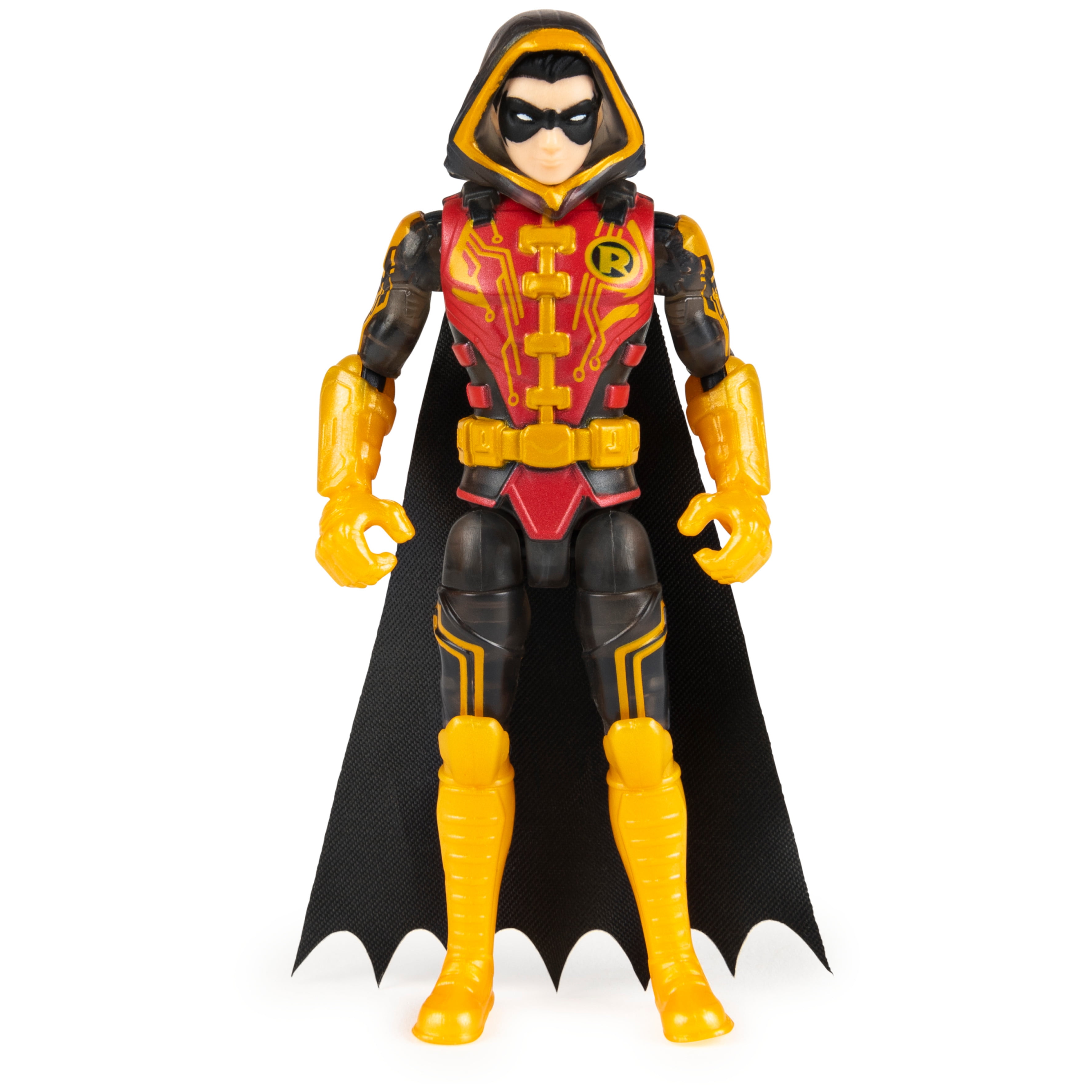 Batman 4-inch Robin Action Figure with 3 Mystery Accessories, for Kids Aged 3 and up