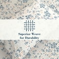 thumbnail image 3 of PixelForge 100% Cotton Queen Size Sheets,4 Piece Pure Percale Bed Sheets Set Deep Pocket Fits Mattress Upto 15",Floral Berry Vine Design, 3 of 7