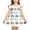 R15 Blue, variant on Curuila Children Girls Dress Flutter Sleeve Cartoon Print Crew Neck For School Casual Dresses Size 3-4 Years