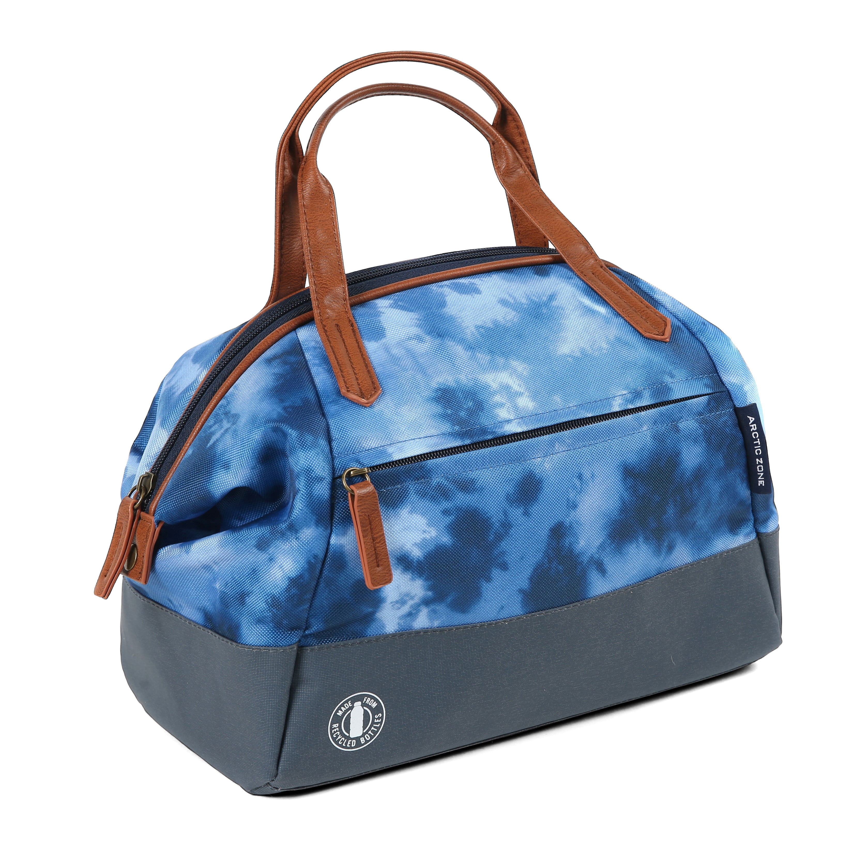 Arctic Zone Eco Lunch Tote, Lunch Bag For Women, Blue Tie Dye